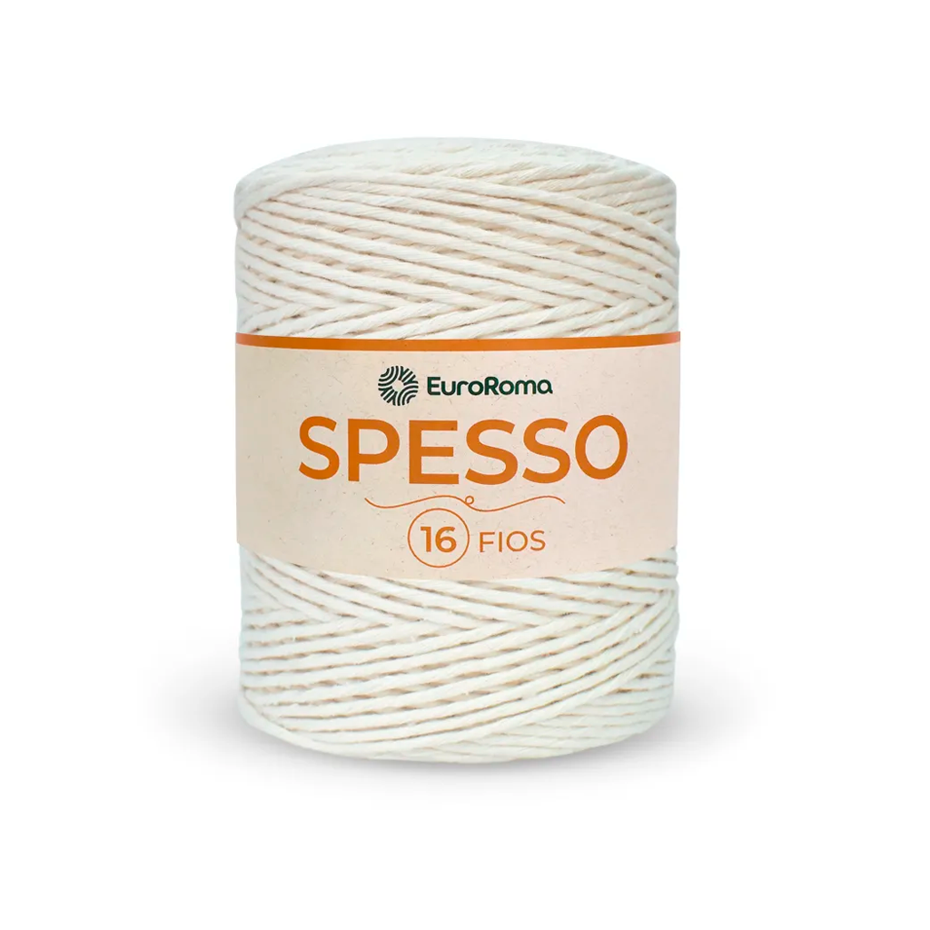 fio linha barbante euroroma spesso cru 16 fios