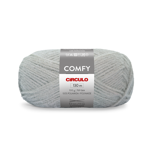 Lã Comfy Círculo - 100g - 8037 - Chuva de Prata