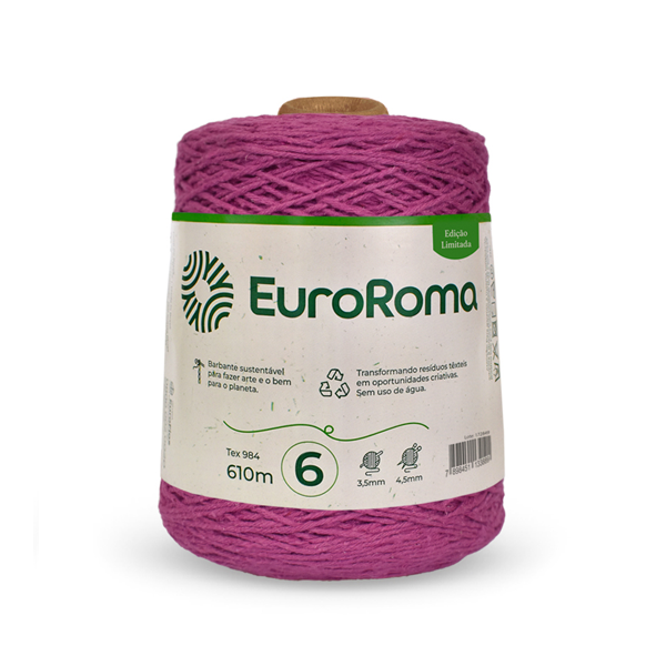barbante euroroma 6 magenta 560