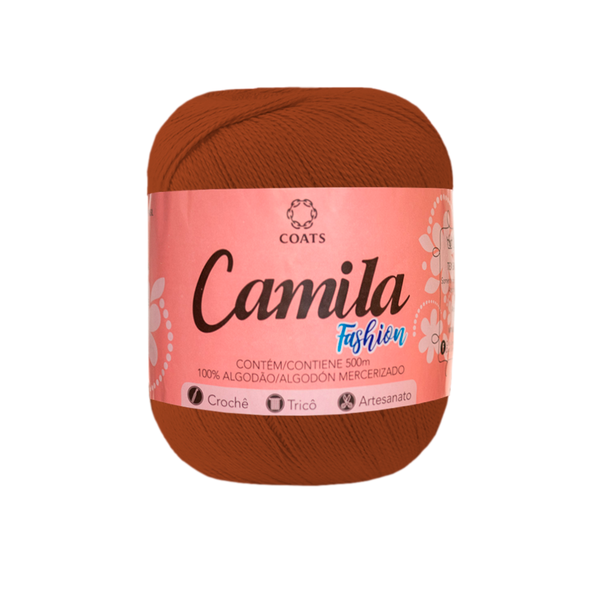 Fio Linha Camila Fashion 500 - 0352 - Terracota