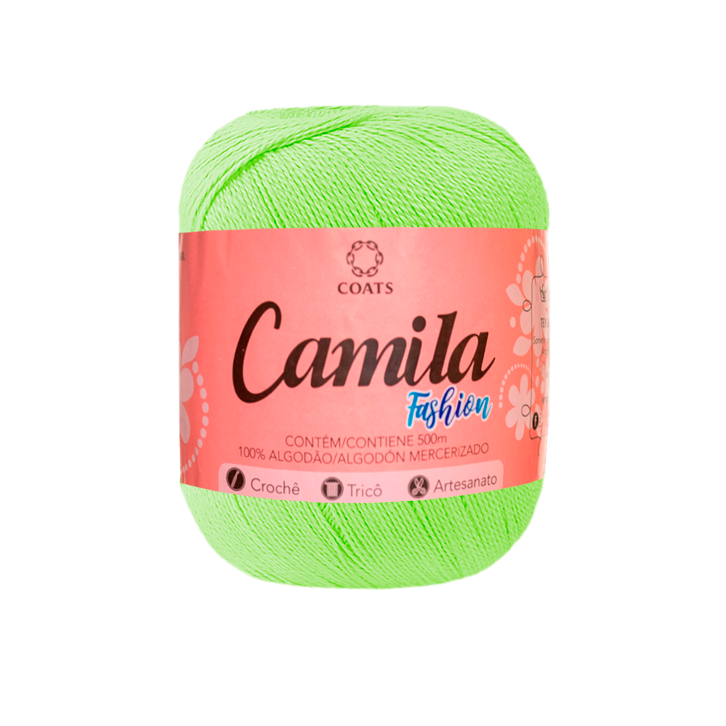 fio linha camila fashion 1181 verde abacate ii