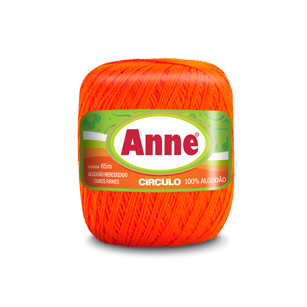 fio linha anne 65 4445 tangerina