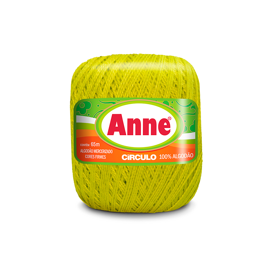 fio linha anne 65 1779 amarelo citrico