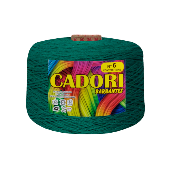 こころんunico ADDAYW1800 Barbante Cadori 6 1.8kg - 821 - Verde Escuro