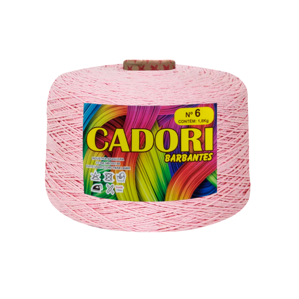 こころんunico ADDAYW1800 Barbante Cadori 6 1.8kg - 735 - Rosa Bebê