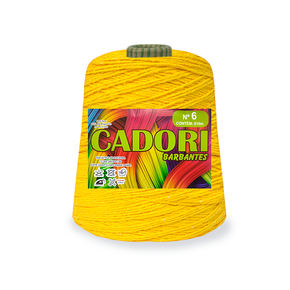 Barbante Cadori 6 - 600g - 717 - Amarelo Canario