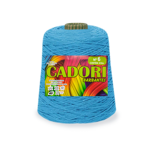Barbante Cadori 6 - 600g - 747 - Azul Piscina