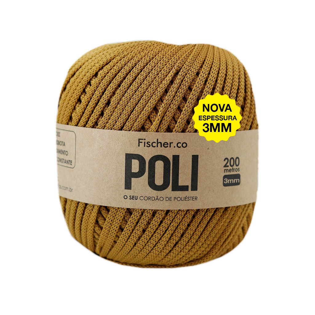 fio poli 3mm fischer 8010 mostarda