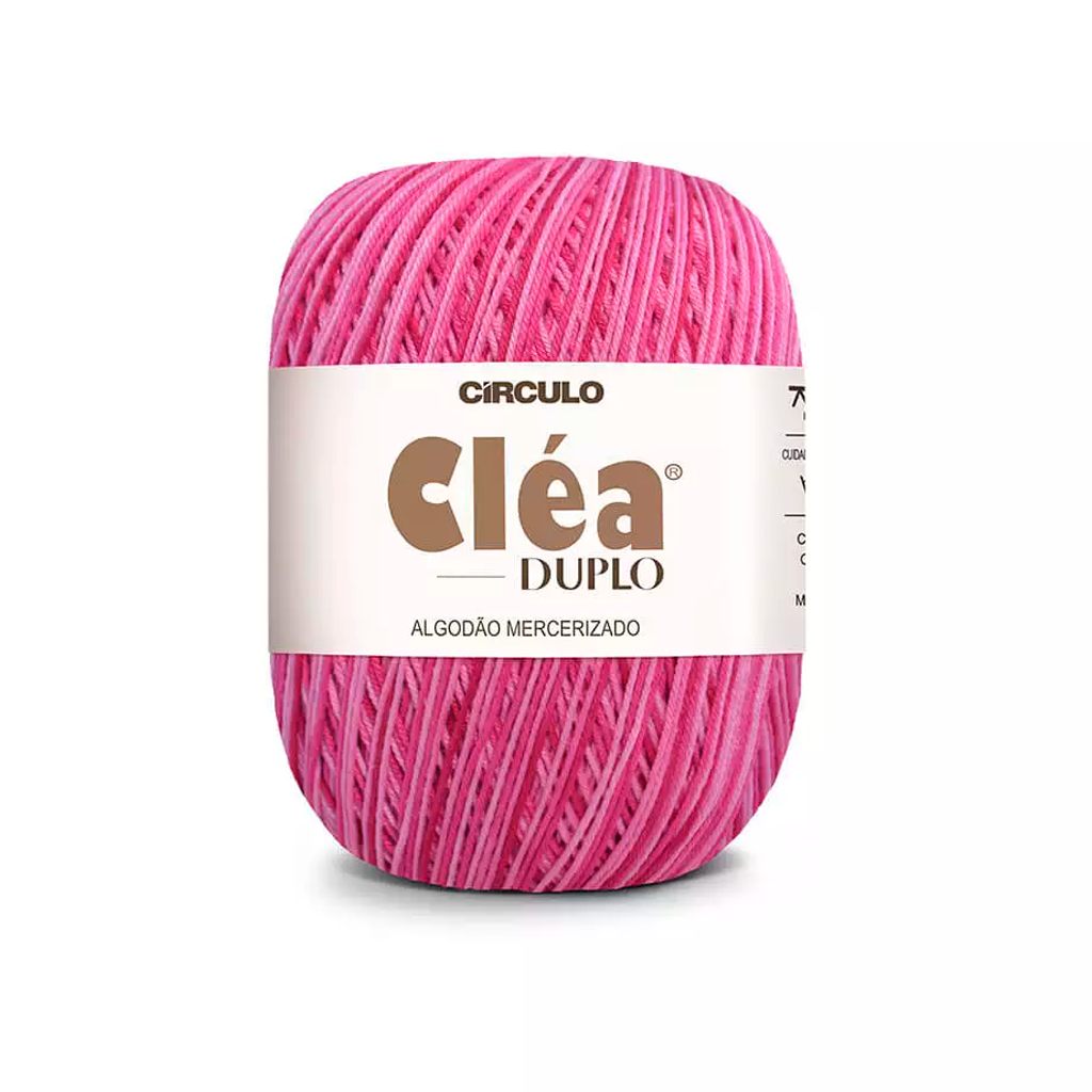 fio linha clea duplo circulo 9427 flor