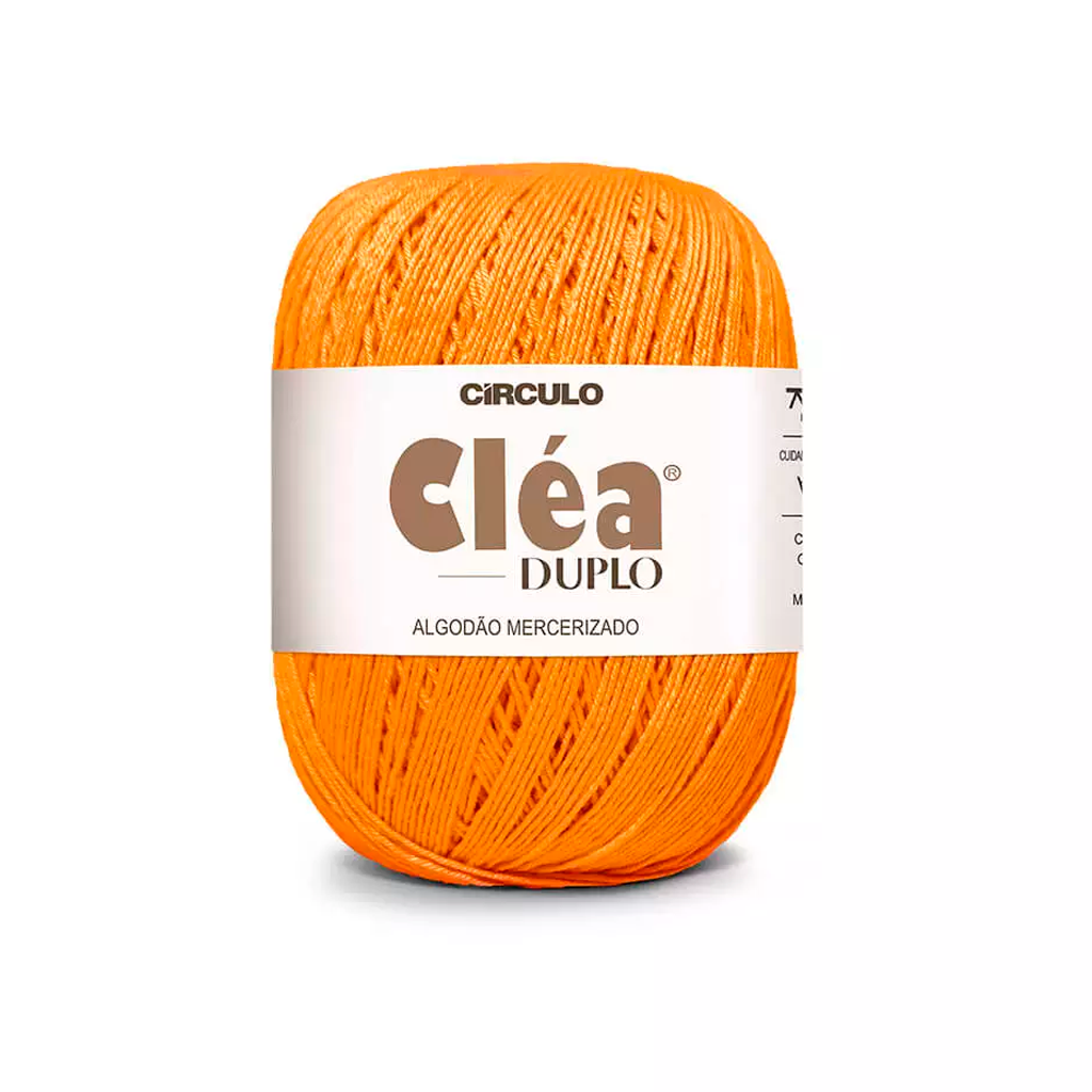 fio linha clea duplo circulo 4156 cenoura