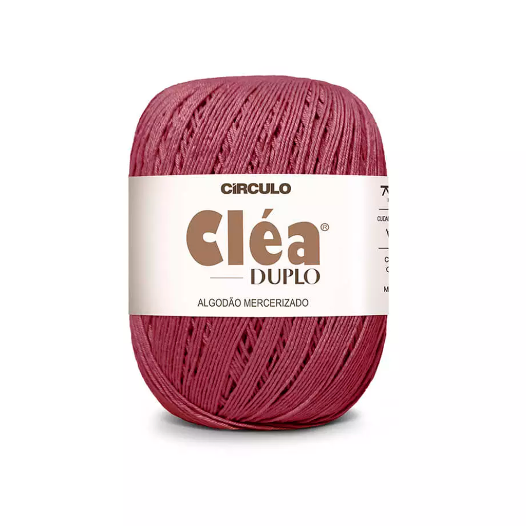fio linha clea duplo circulo 3270 azevinho