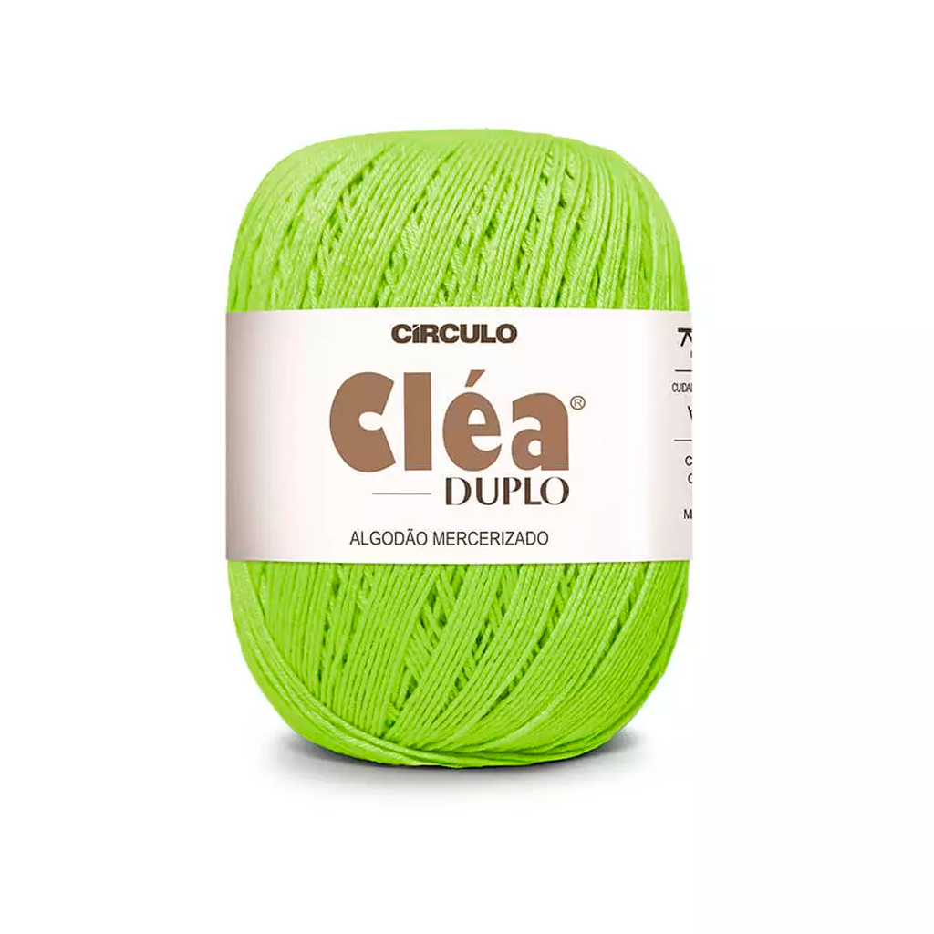 fio linha clea duplo circulo 5203 greenery