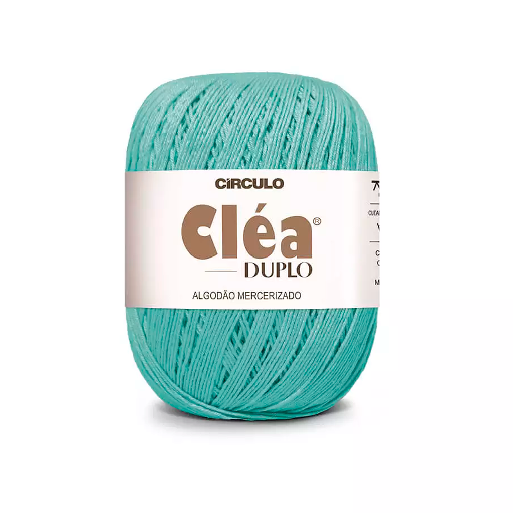 fio linha clea duplo circulo 5091 celeste