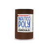 fio nautico poly circulo 5mm 500g 7382 chocolate