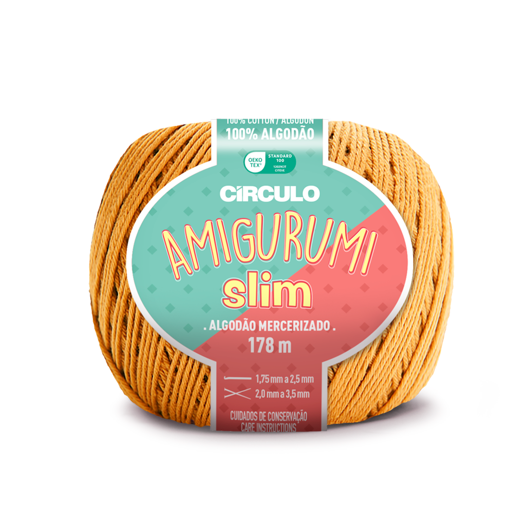 amigurumi slim circulo 7030 mostarda