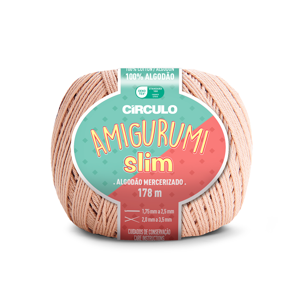 amigurumi slim circulo 7650 amendoa