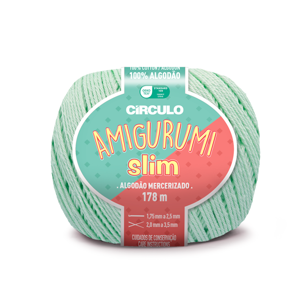 amigurumi slim circulo 2204 verde candy