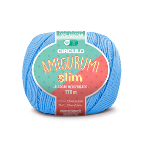 Fio Linha Amigurumi Slim Círculo - 5091 - Celeste