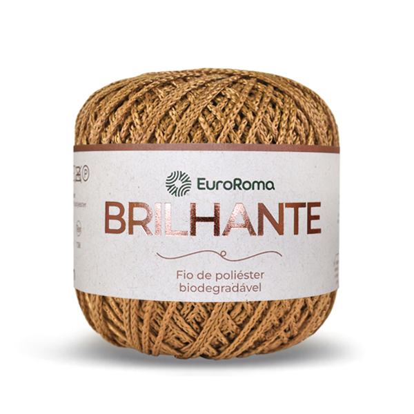 fio linha brilhante euroroma 100g 1110 bege