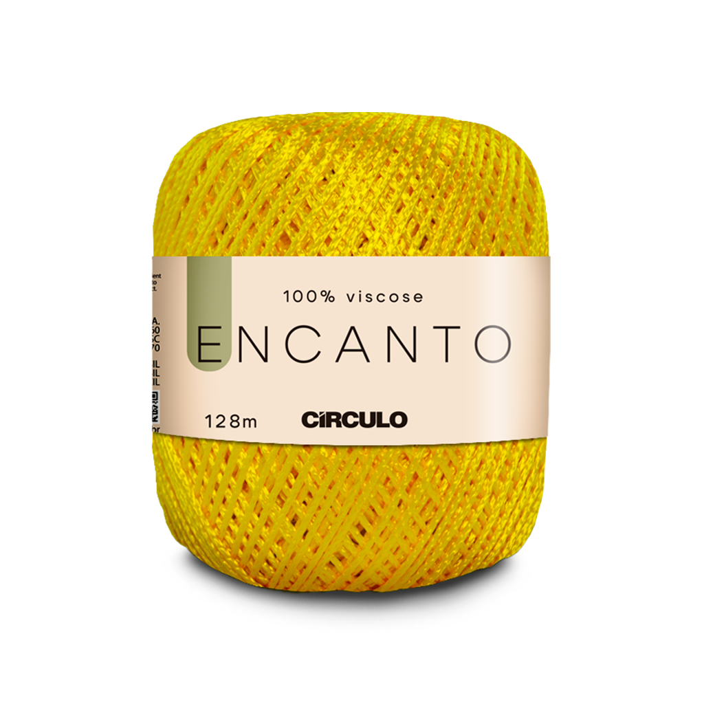 fio encanto circulo 1289 amarelo canario