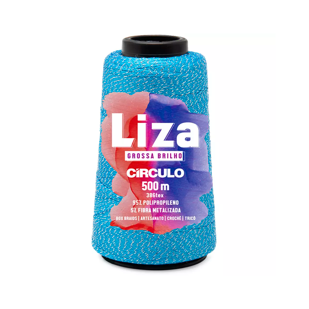 fio linha liza brilho grossa circulo 500mt 803 ceu
