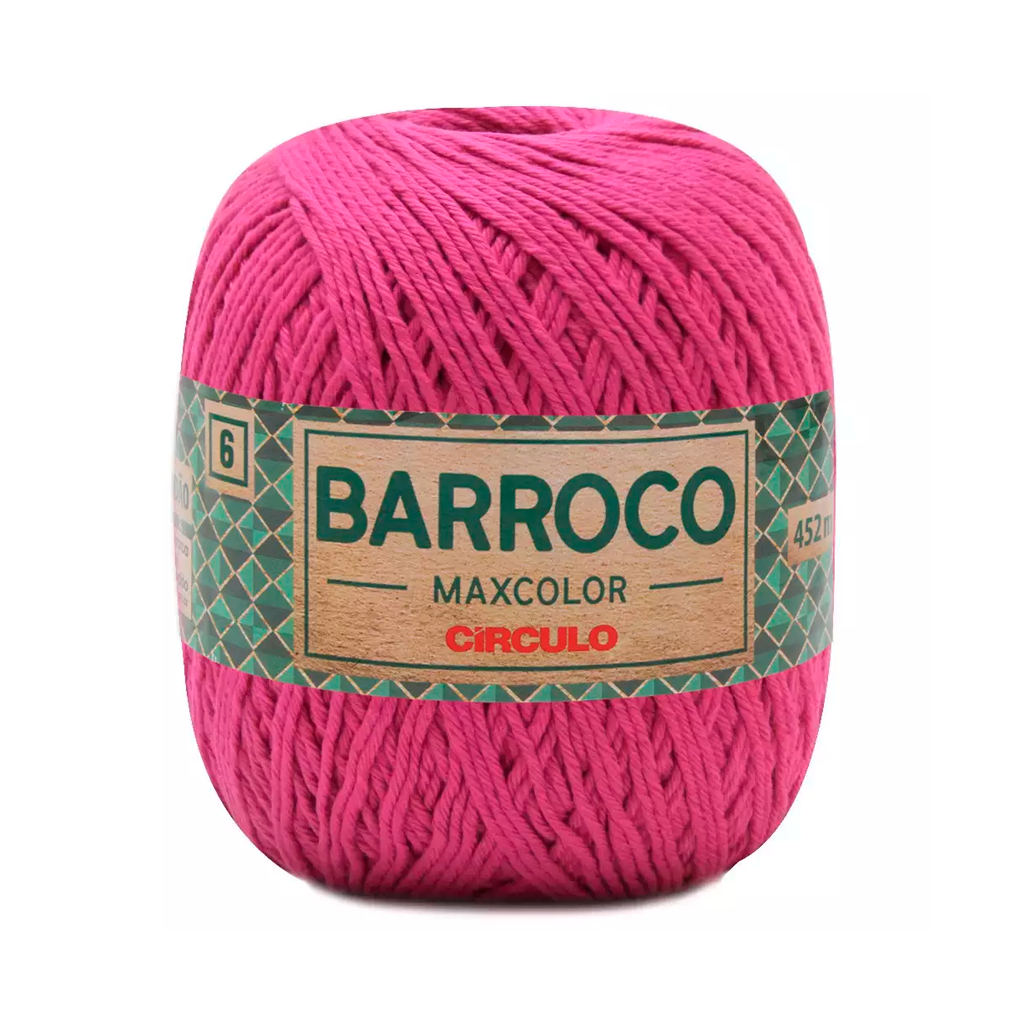 fio linha barroco maxcolor 6 400g circulo 500mt 6156 tutti frutti