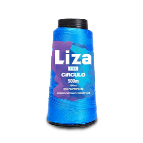 Fio Linha Liza Fina Círculo - 92g - 2207 - Turquesa
