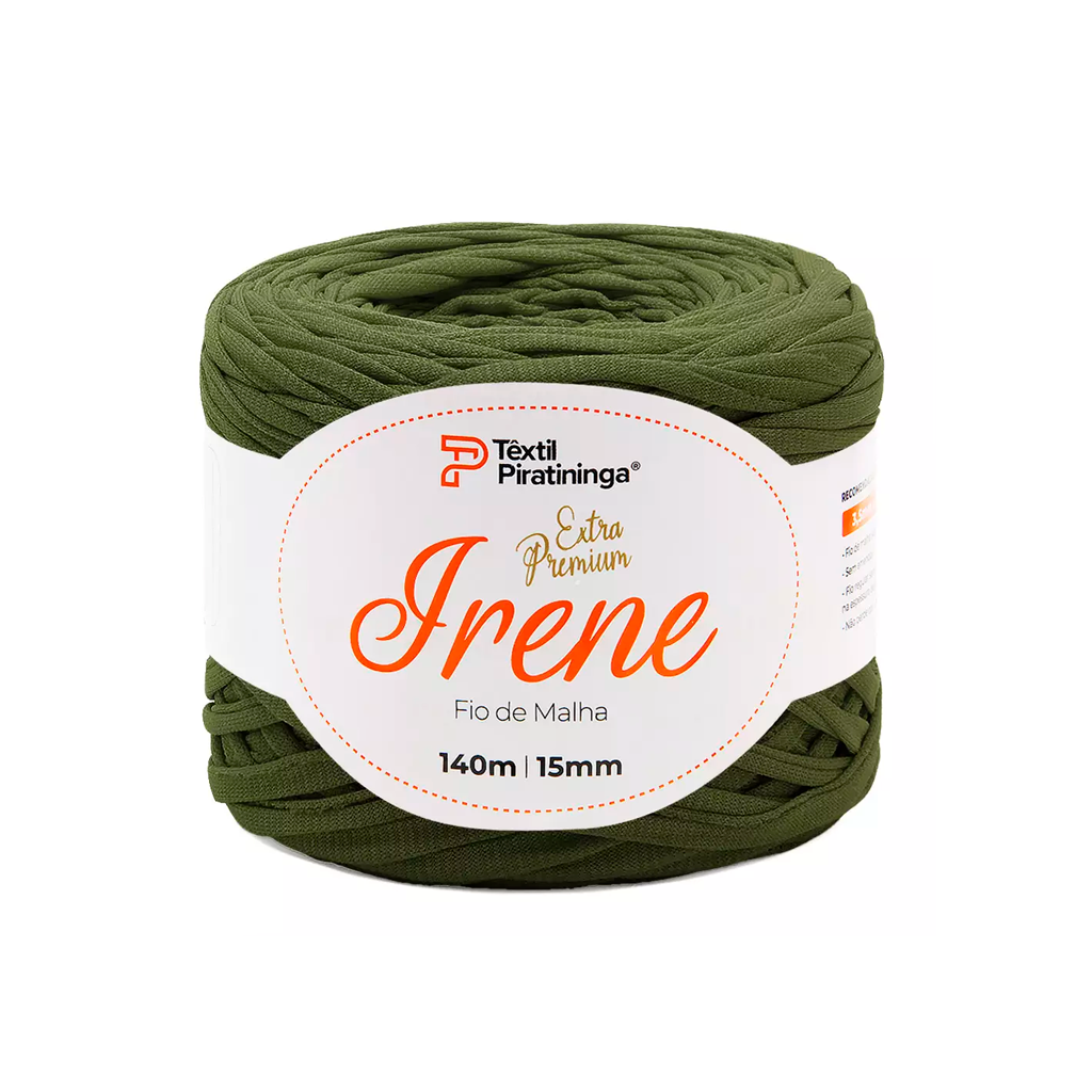 fio malha extra premium irene piratininga 140m 013 verde musgo