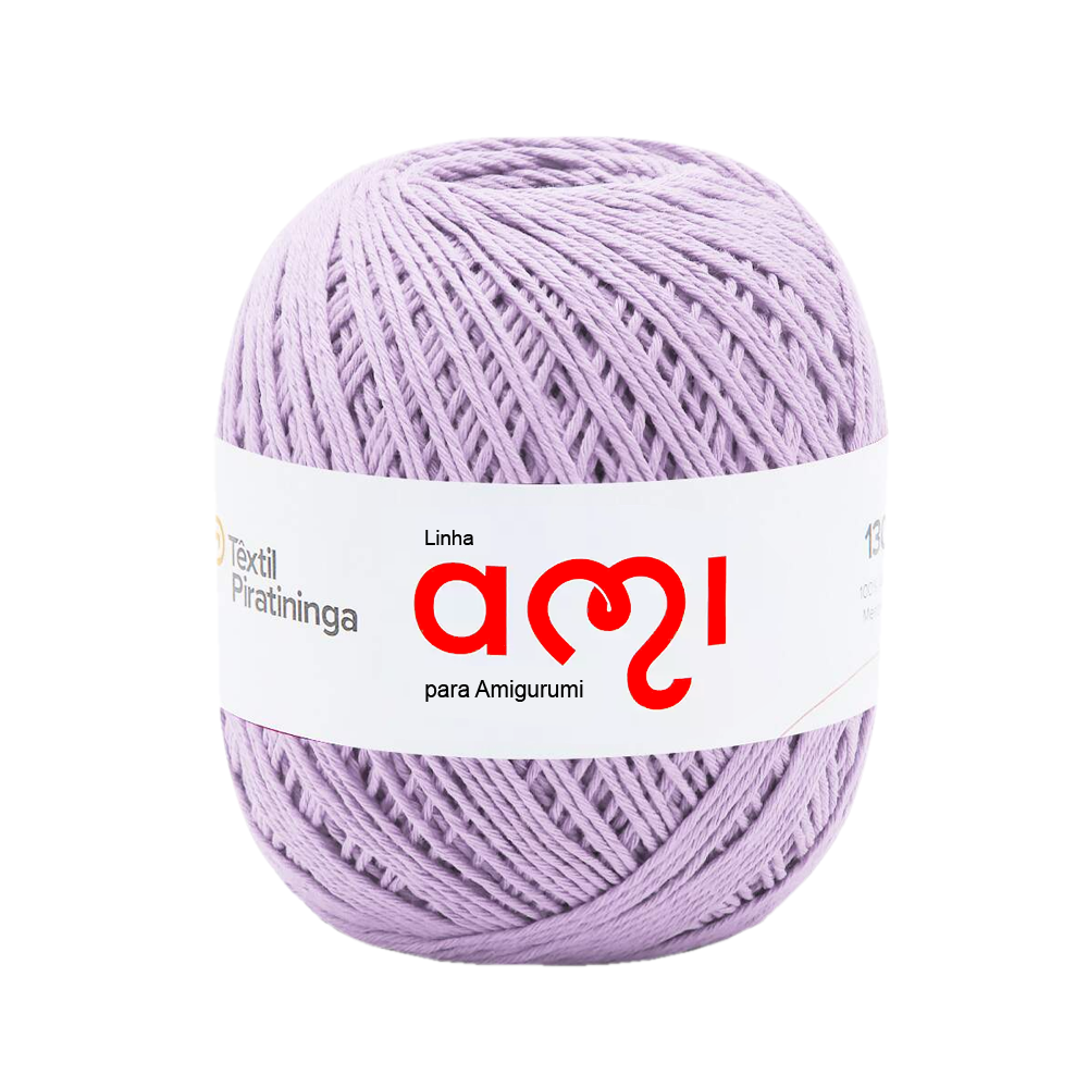 fio linha amigurumi ami piratininga 250m 009 lilas