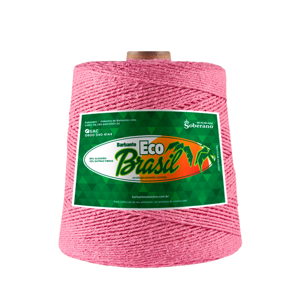 Barbante Soberano Eco Brasil 6 - 700g - 43 - Rosa Neon