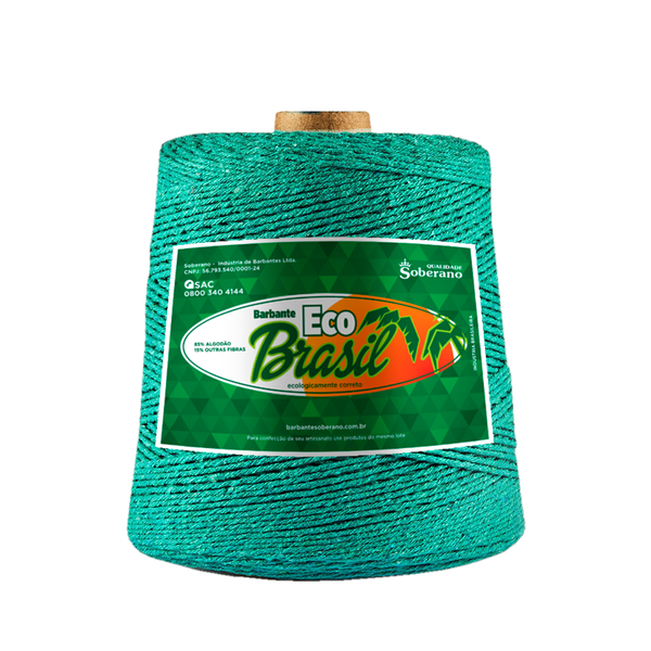 Barbante Soberano Eco Brasil 6 - 700g - 39 - Verde Jade
