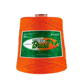 Barbante Soberano Eco Brasil 6 - 700g - 46 - Laranja Neon