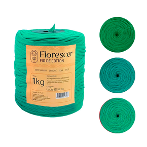 Fio de Malha Residual Cotton Fiorescer 1kg - 09 - Tons de Mostarda