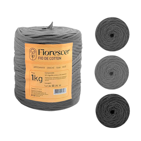 Fio de Malha Residual Cotton Fiorescer 1kg - 09 - Tons de Mostarda