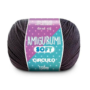 Fio Linha Amigurumi Soft Círculo 65g - 3668 - Veludo