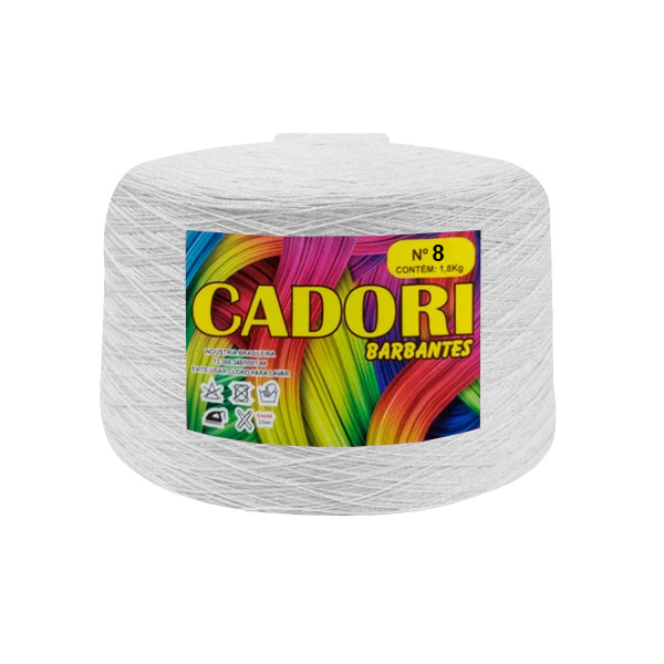 barbante cadori 8 1800g 700 branco