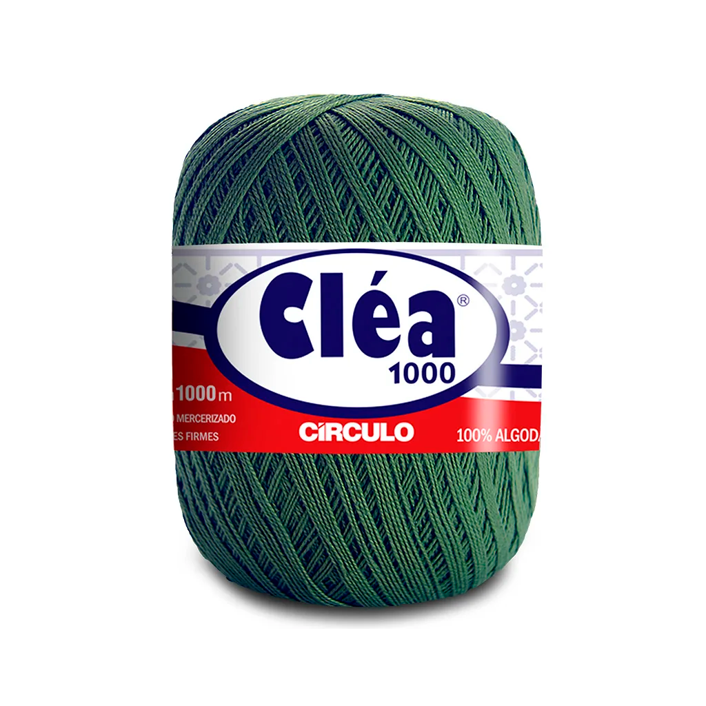fio linha clea 1000 circulo 151gr 5368 verde militar