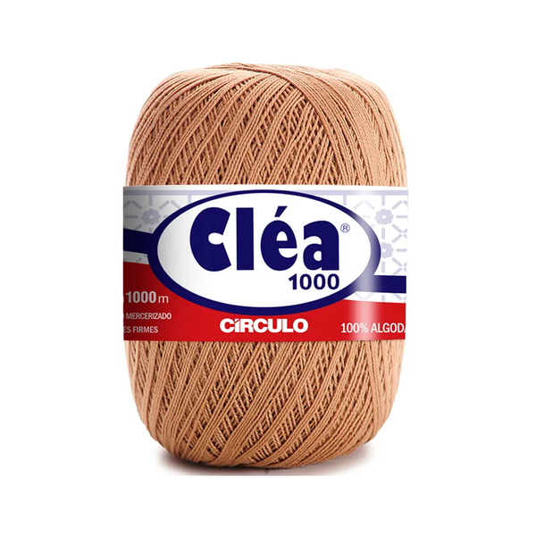 Fio Linha Clea 1000 Circulo - 7625 - Castanha