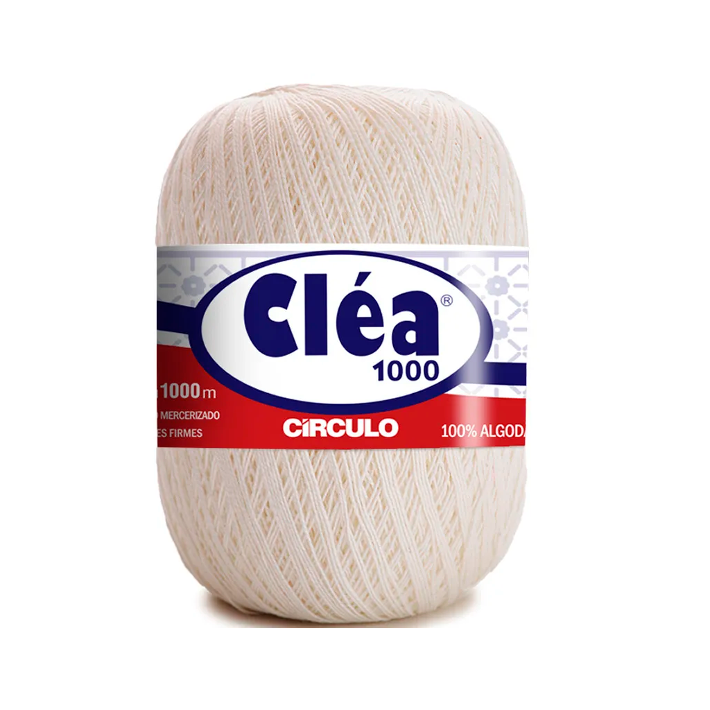 fio linha clea 1000 circulo 151gr 8176 offwhite