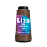 fio linha liza fina circulo 500mt 92g 7195 castanho claro