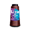 fio linha liza fina circulo 500mt 92g 7382 chocolate