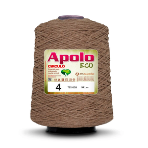 Barbante Apolo Eco Círculo 4 - 7466 - Castanha