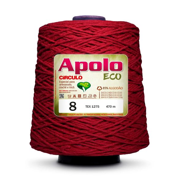 Barbante Apolo Eco Círculo 8 - 3581 - Pimenta
