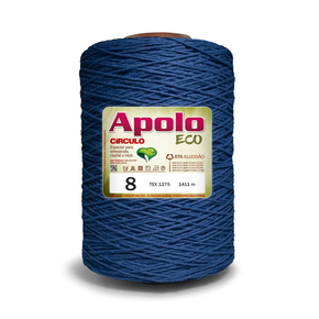 Barbante Apolo Eco Círculo 8 1.8kg - 2775 - Azul Bic