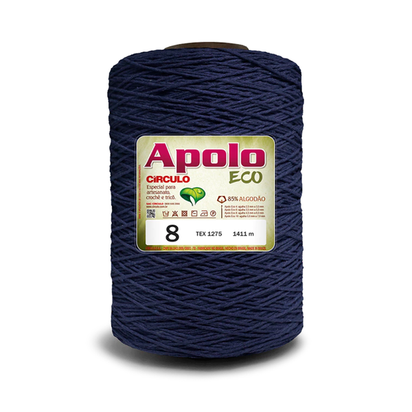 Barbante Apolo Eco Círculo 8 1.8kg - 2934 - Azul Marinho