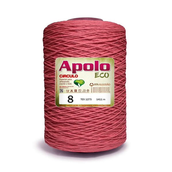 Barbante Apolo Eco Círculo 8 1.8kg - 3396 - Goiaba