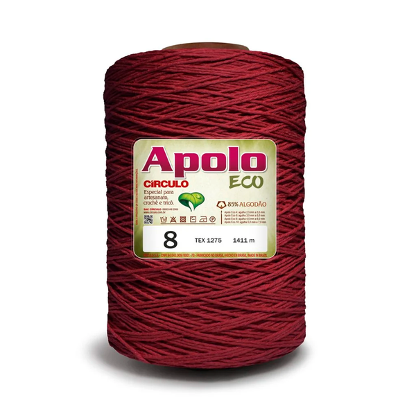 Barbante Apolo Eco Círculo 8 1.8kg - 3581- Pimenta