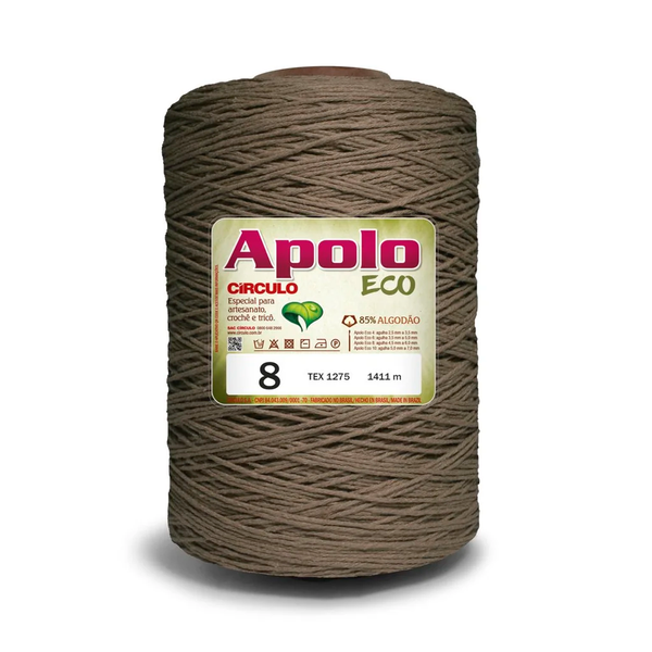 Barbante Apolo Eco Círculo 8 1.8kg - 7466 - Castanha