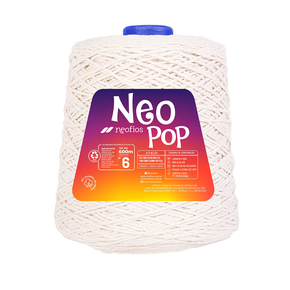 Barbante Neo Pop 6 600g - 002 - Creme