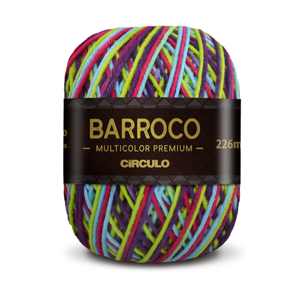 Fio Linha Barroco Multicolor Premium 6 200g Circulo - 9438 - Carnaval